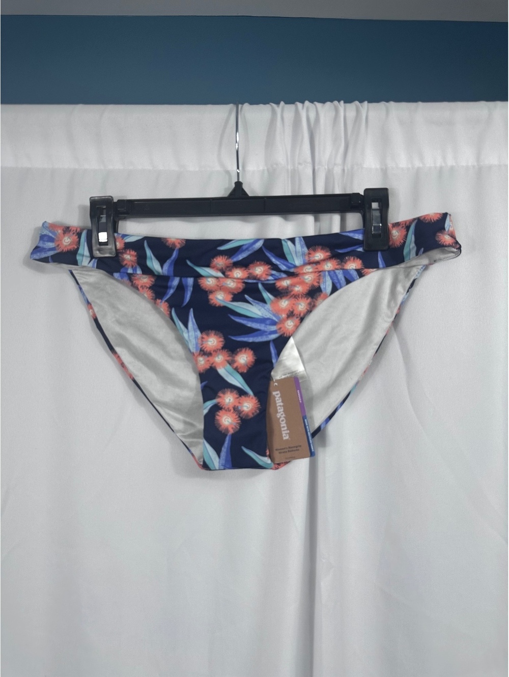 Patagonia Women's Nanogrip Nireta Bikini Bottoms XL Floral Print